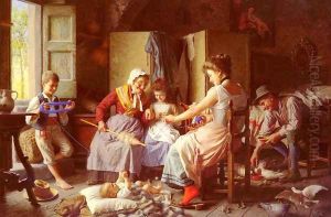 A Happy Family I by Giovanni Battista Torriglia