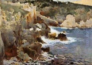 Enchanted Cove Majorca 1901 by Joaquin Mir Trinxet