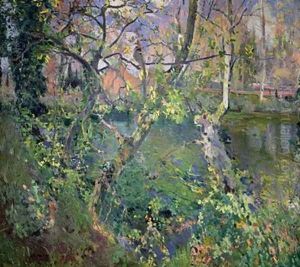 The Rains of Moguda 1917 by Joaquin Mir Trinxet