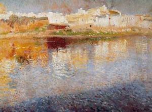 Reflections Majorca 1904 by Joaquin Mir Trinxet