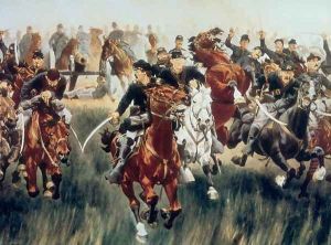 5th US Cavalry charge at Gaines Mill, 27th June 1862 during the Peninsular Campaign