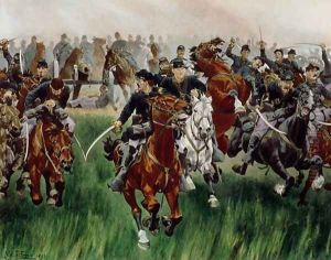 The Cavalry, 1895 by W.T. Trego