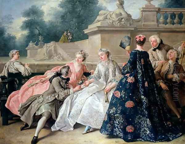 Declaration of Love, 1731 by Jean Francois de Troy