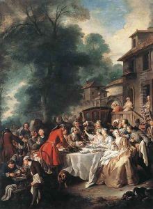 A Hunting Meal 1737