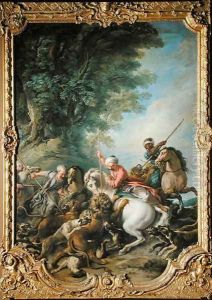 Turks Hunting Lions