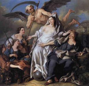 An Allegory of Time Unveiling Truth 1733 by Jean Francois de Troy
