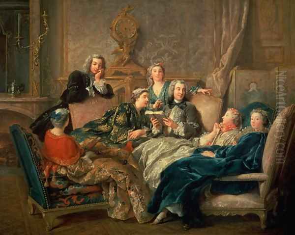 The Reading from Moliere, c.1728 - view 1