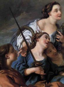 An Allegory of Time Unveiling Truth (detail) 1733 by Jean Francois de Troy