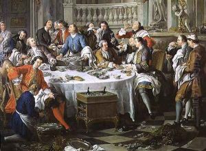 The Oyster Lunch, 1734