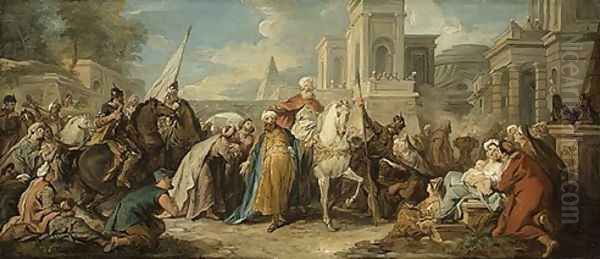 Triumph of Mordecai - view 1