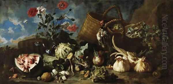 Flowers Fruit and Poultry 1707 - view 1