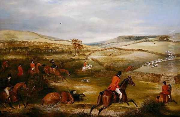 The Berkeley Hunt, 1842- The Chase - view 1