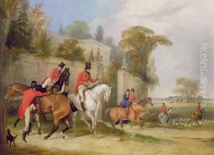 Bachelors Hall, The Meet, 1835 by Francis Calcraft Turner