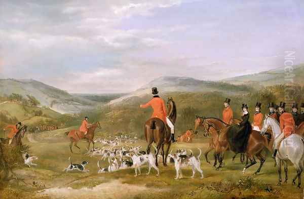 The Berkeley Hunt, 1842- The Meet - view 1