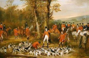 The Berkeley Hunt- The Death, 1842 by Francis Calcraft Turner