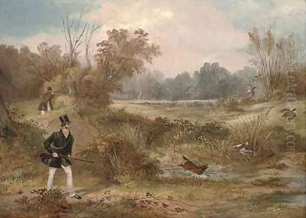 The woodcock shoot by Francis Calcraft Turner