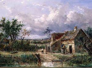 View in Warwickshire, 1866