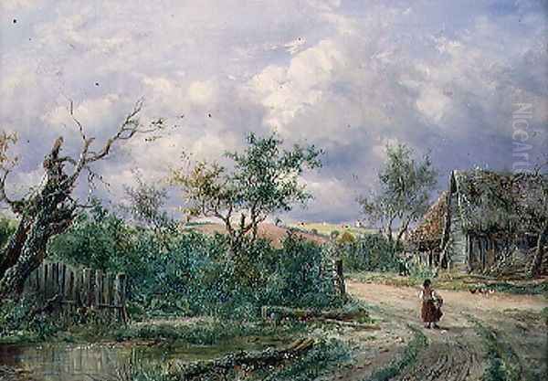 View in Warwickshire, 1866 2 - view 1