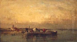 Fishing Off The French Coast by Charles de Tournemine