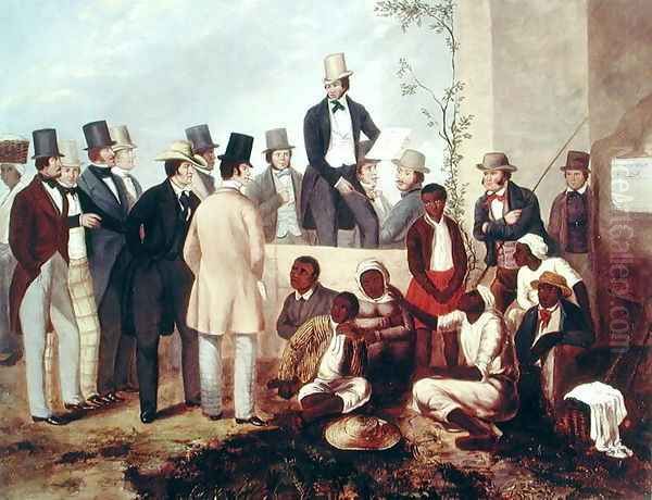 American Slave Market, 1852 - view 1