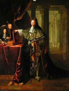 Portrait of Jean-Baptiste Colbert, marquis de Torcy 1655-1746 by Robert Tournieres