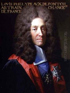 Portrait of Louis Philipeau de Pontchartrain, Chancellor of France 1643-1727 by Robert Tournieres