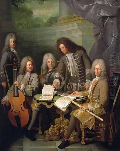 La Barre and Other Musicians, c.1710 - view 1