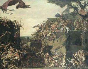 The Siege of Sparta by Pyrrhus 319-272 BC 1799-1800 by Jean-Baptiste Topino-Lebrun