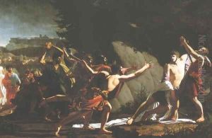 Death of Caius Gracchus by Jean-Baptiste Topino-Lebrun