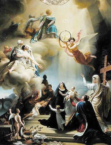 Allegory in Honour of the Birth of Henri de France 1820-83 Duke of Bordeaux in 1820, 1821 - view 1