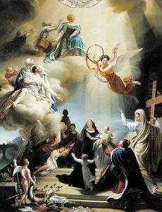 Allegory in Honour of the Birth of Henri de France 1820-83 Duke of Bordeaux in 1820, 1821