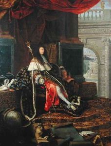 Portrait of Louis XIV 1638-1715 1668 by Henri Testelin