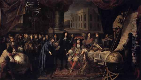 Colbert Presenting the Members of the Royal Academy of Sciences to Louis XIV in 1667 - view 1