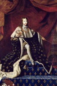 Portrait of Louis XIV 1638-1715 aged 10, 1648 by Henri Testelin