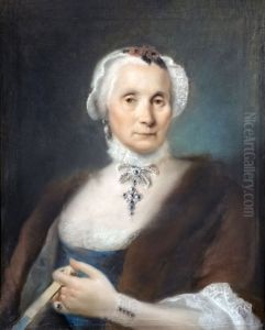 Portrait of Cecilia Guardi Tiepolo 1757 by Lorenzo Tiepolo