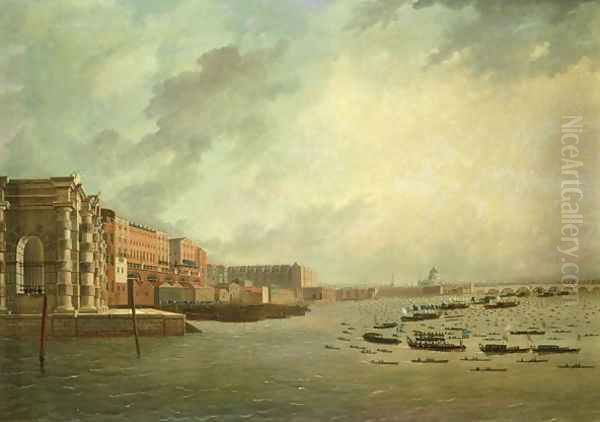 The Funeral of Lord Nelson, 1806 - view 1