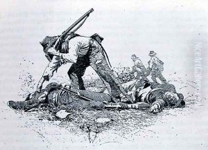 Looking for a Friend, illustration from Battles and Leaders of the Civil War, edited by Robert Underwood Johnson and Clarence Clough Buel by Taber, J.W.