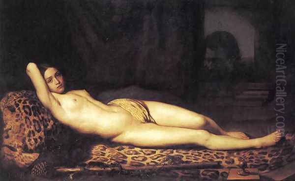 Nude Girl on a Panther Skin 1844 - view 1