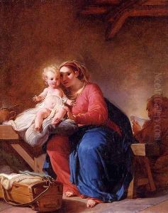 Holy Family by Hugues Taraval