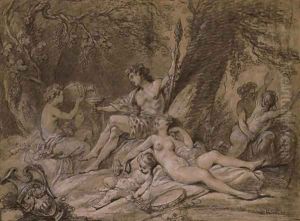 Bacchus and Ariadne by Hugues Taraval