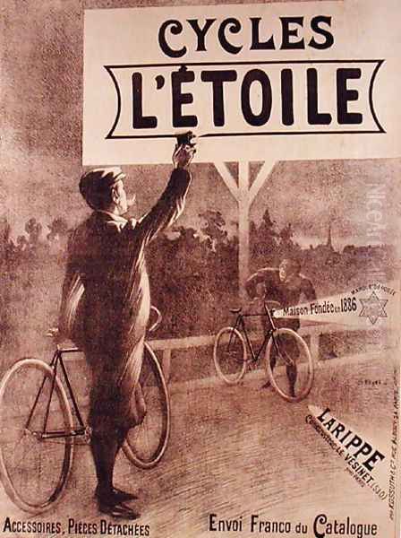 Poster advertising cycles LEtoile, 1903 - view 1