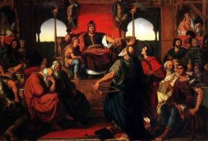 The Feast of Attila, 1870 by Mor Than