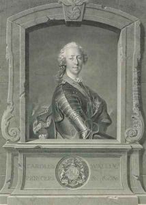 Prince Charles Edward Stuart 1720-88, engraved by J.G. Wille, 1748