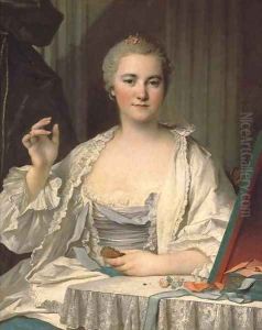 La Mouche a lady at her toilet