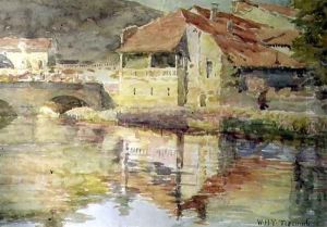 Continental Township on a River by William Holt Yates Titcomb