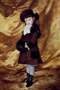 Portrait Of Mademoiselle Marie Dubois by Leon Louis Antoine Tanzi