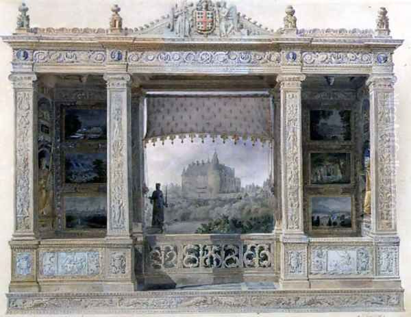 The Chateau Chatillon-Coligny-Montmorency, c.1820 - view 1