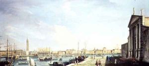 The Bacino di San Marco, with the Doges Palace and the Riva degli Schiavoni by Francesco Tironi