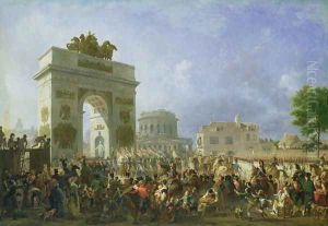 Entry of the Imperial Guard into Paris at the Barriere de Pantin, 25th November 1807, 1810