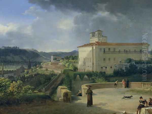 View of the Villa Medici, Rome, 1813 - view 1